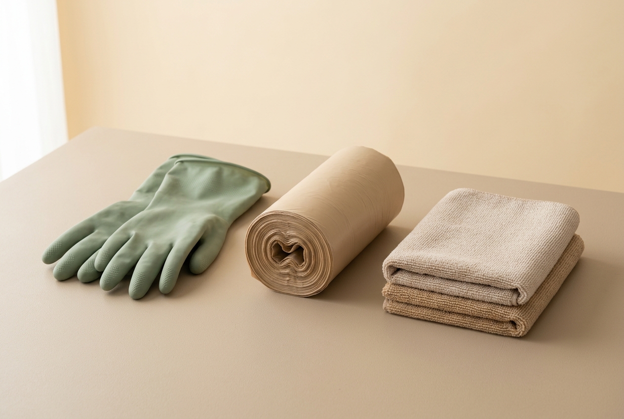 Housekeeping cleaning hardware