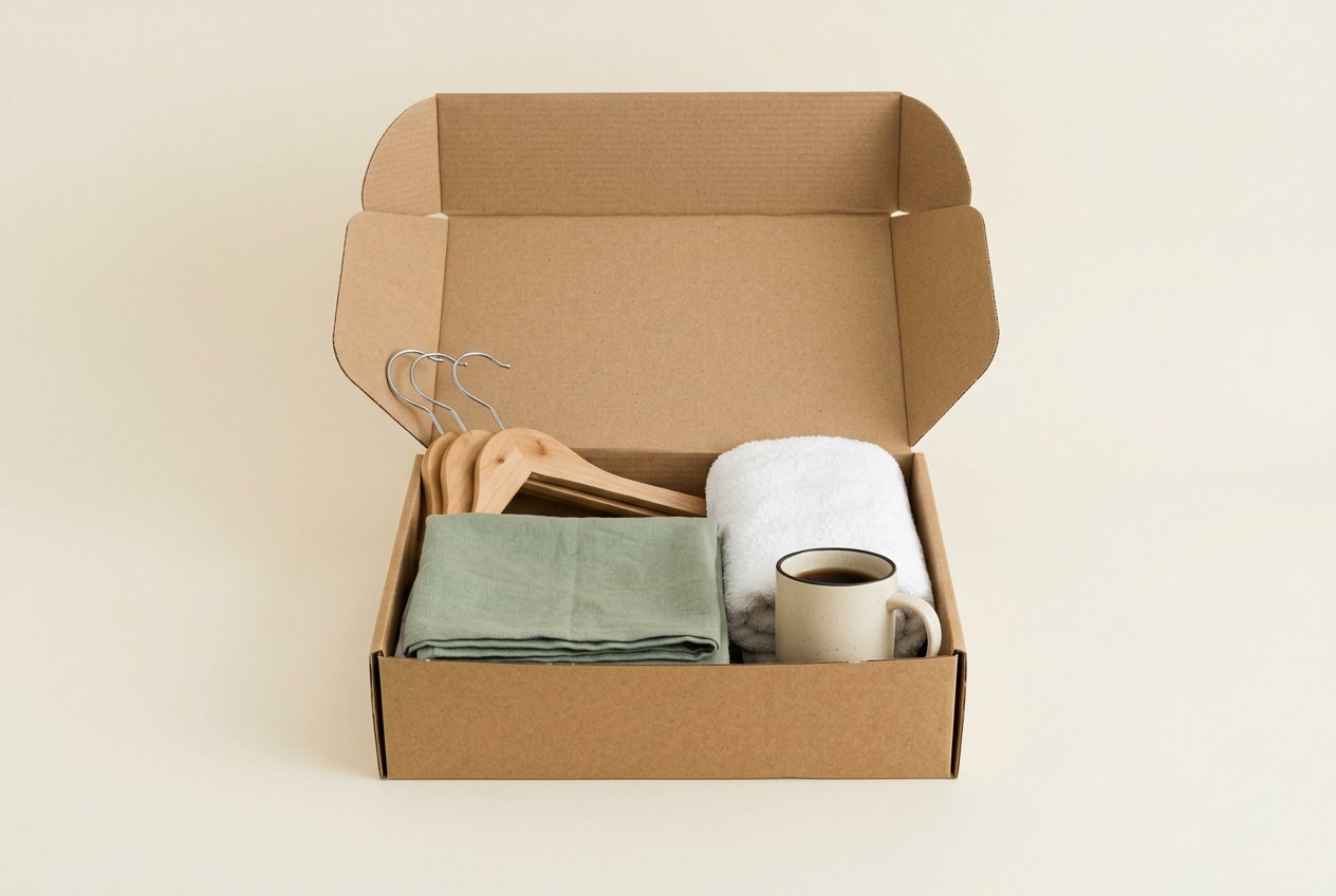 GAURYVA move-in kit box packaging